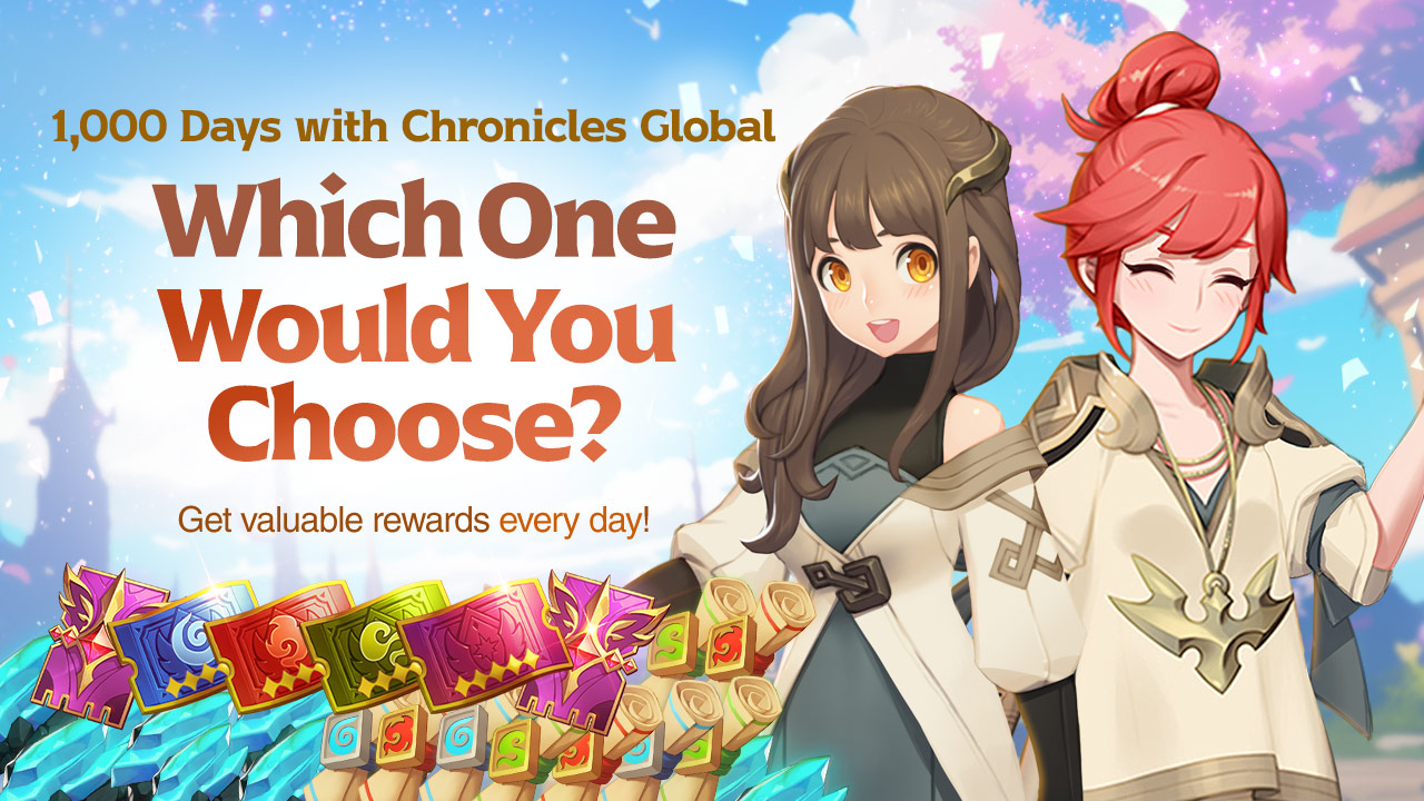 1,000 Days with Chronicles Global! What’s Your Choice? Event Notice
