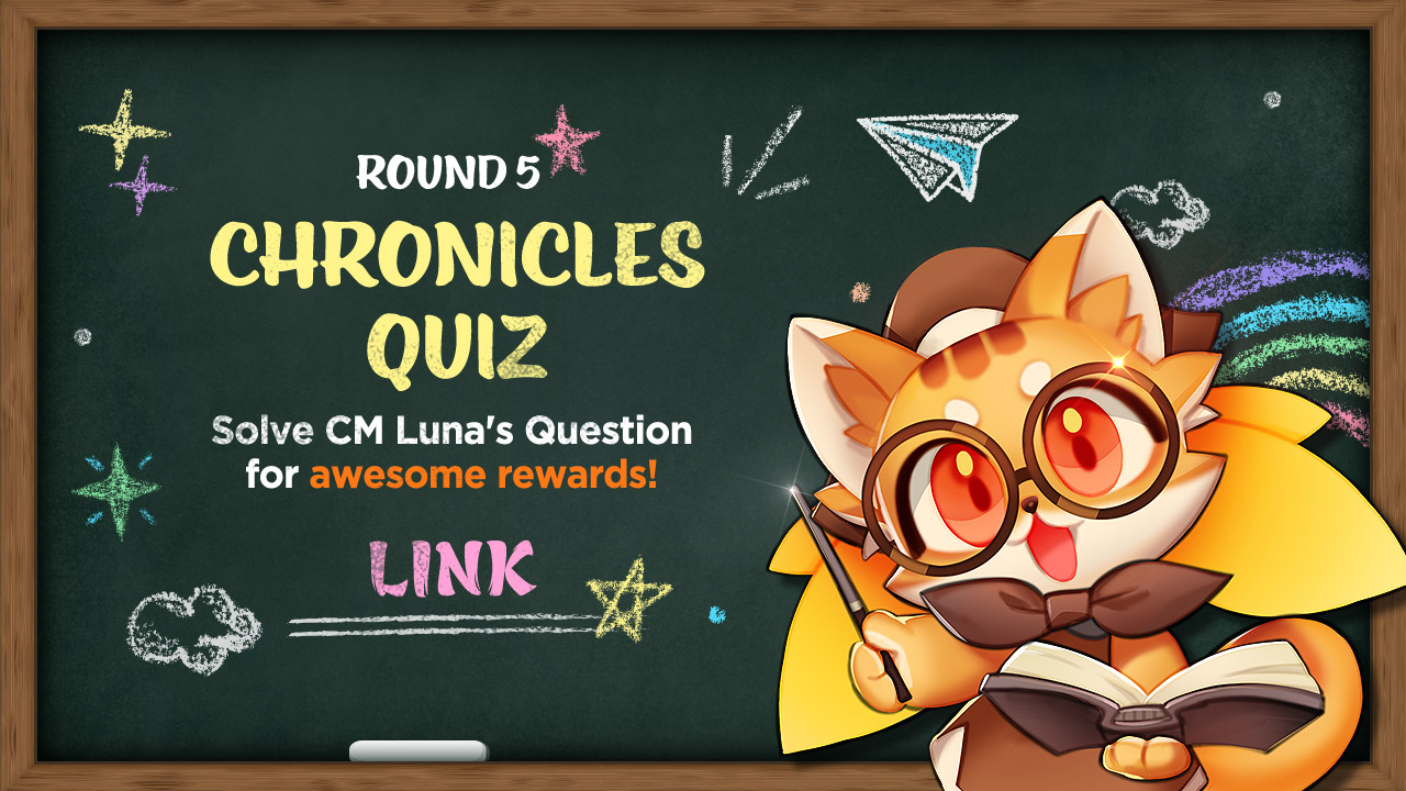 Chronicles Quiz Event Round 5 Notice